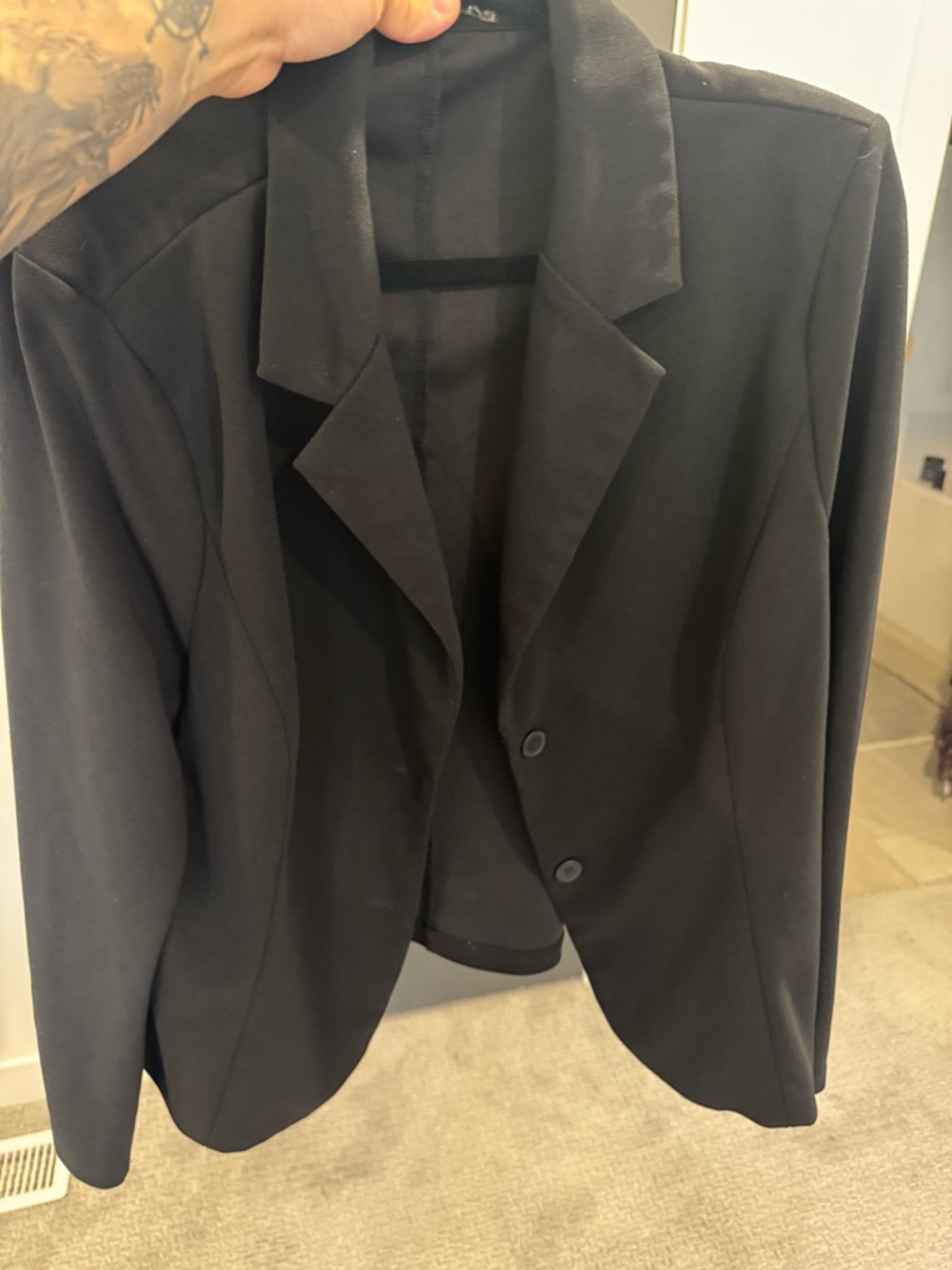 Classic Black Women's Blazer Jacket